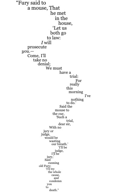 Rebuilt 51-line mouse-tail poem on a clean white page