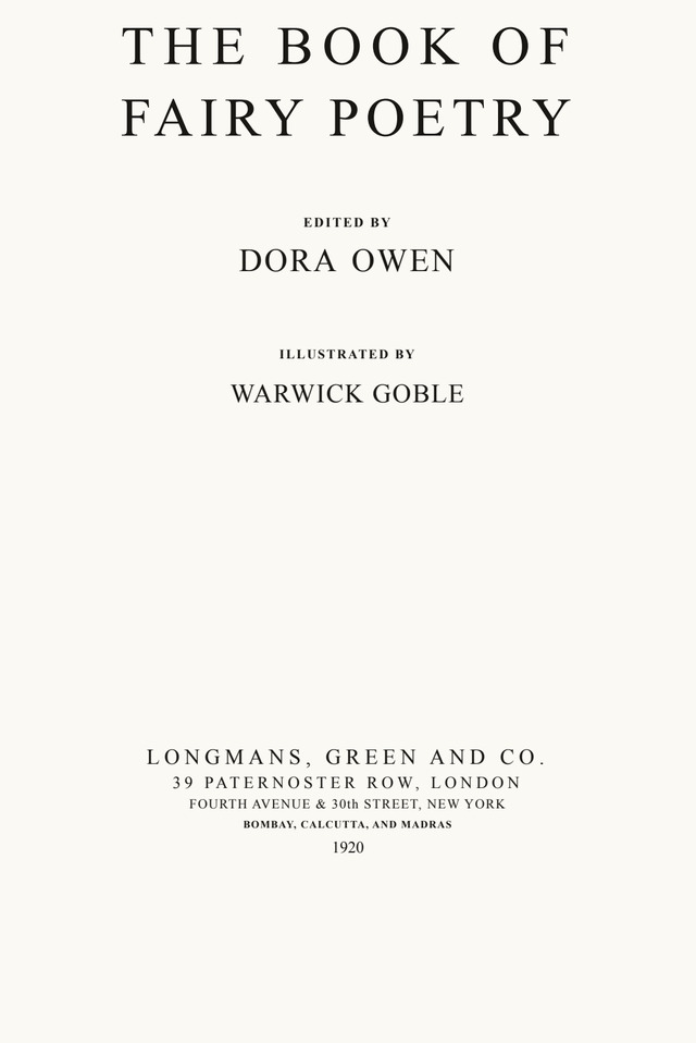The Book of Fairy Poetry · Source sheet 11 · reconstructed page
