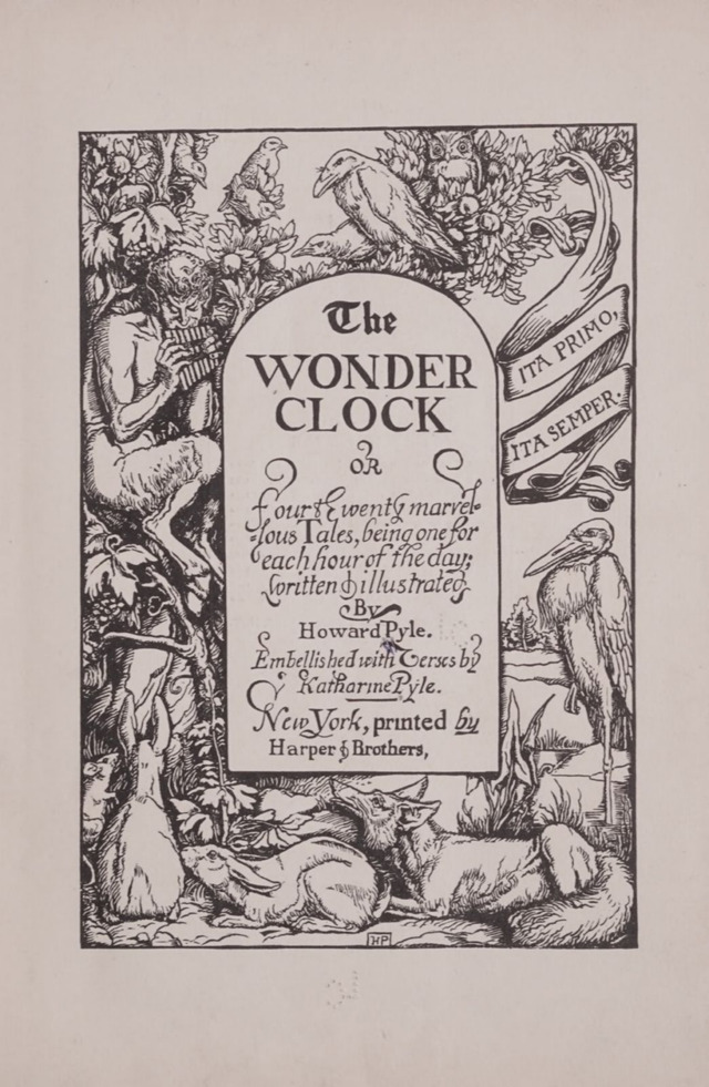 The Wonder Clock · Source sheet 9 · source scan