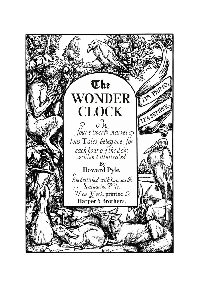The Wonder Clock · Source sheet 9 · reconstructed page